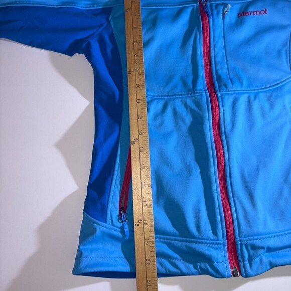Women’s Marmot Gore WindStopper Performance Shell Jacket Skiing Hooded Blue XS - Picture 3 of 13